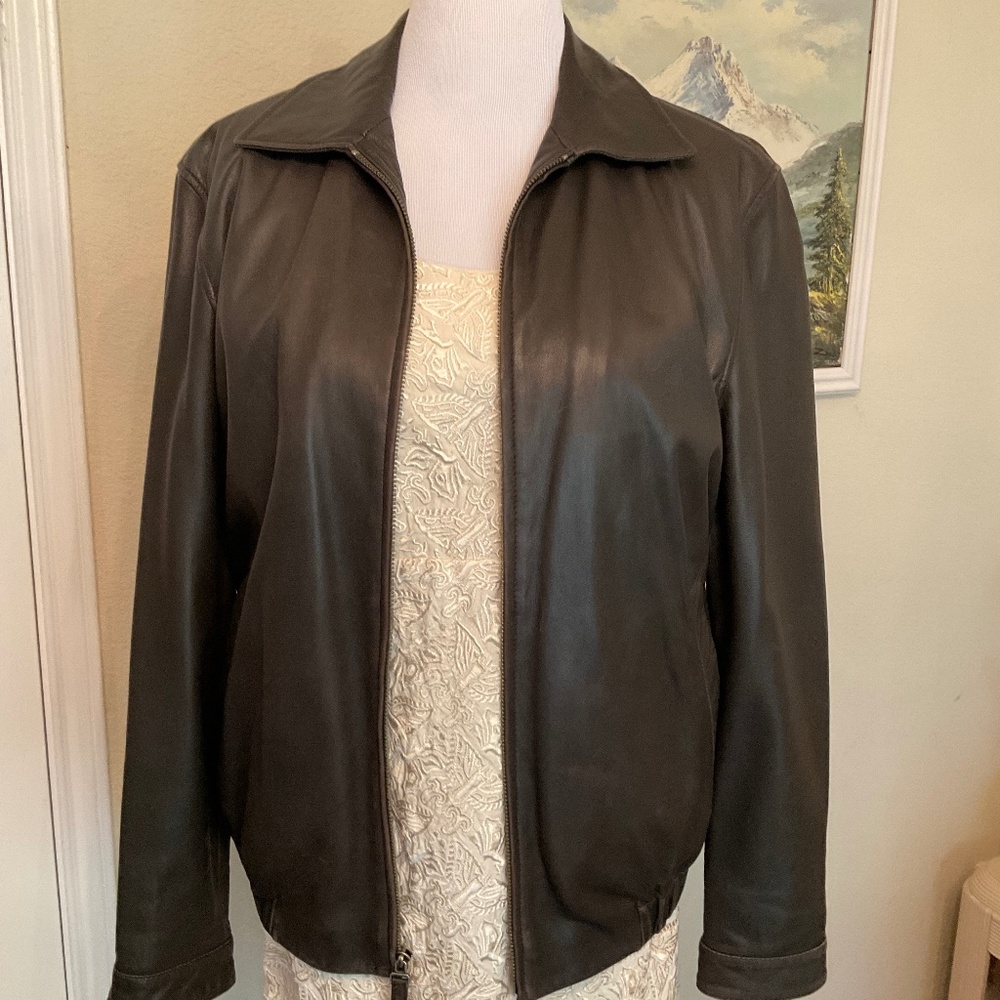Daniel Cremieux Leather Jacket Size L